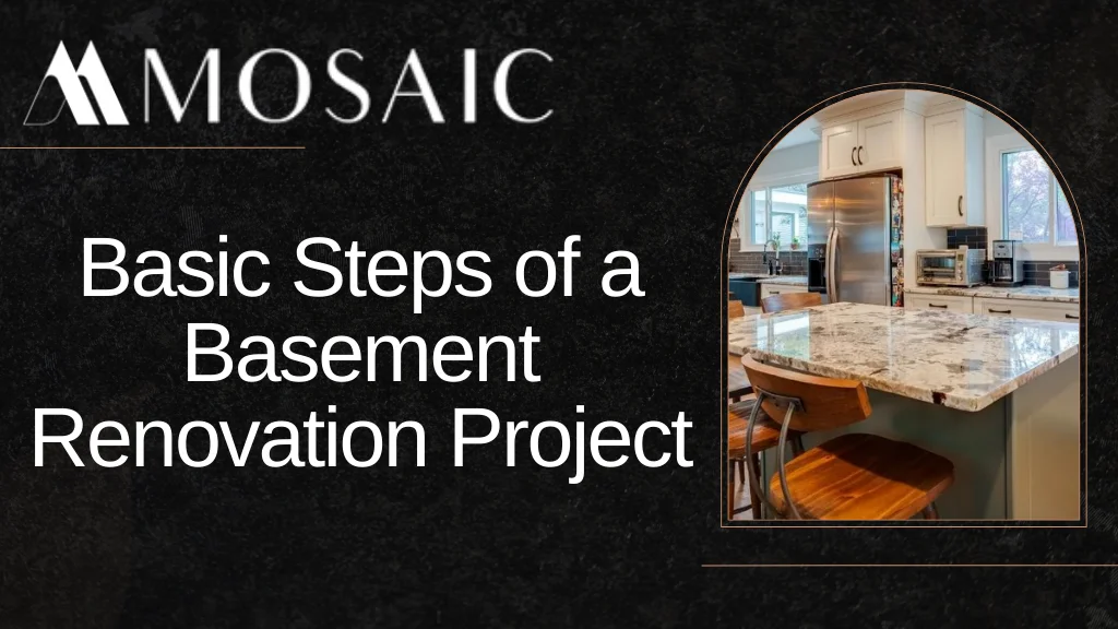 Basic Steps of a Basement Renovation Project - Virginia - Mosaicbuild com