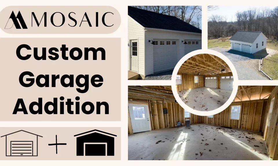 Custom Garage Addition - Virginia - Mosaicbuild com