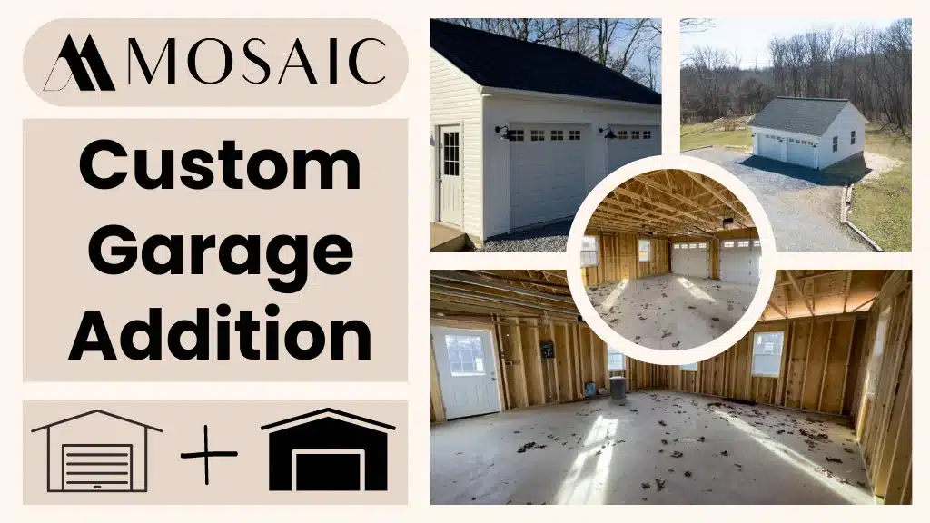 Custom Garage Addition - Virginia - Mosaicbuild com