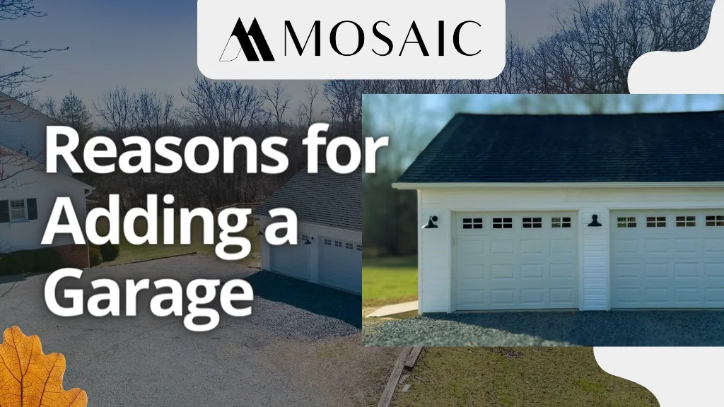 Reasons for Adding a Garage - Mosaic Design Build - Mosaicbuild com