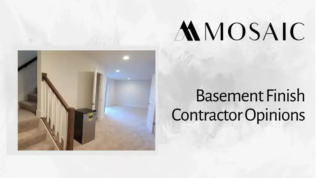 Basement Finish Contractor - Loudoun County - Opinions - Mosaicbuild com