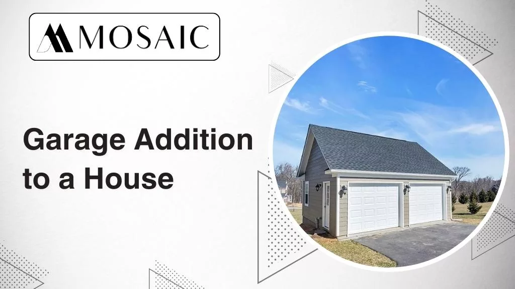 Garage Addition to a House - Annandale - Mosaicbuild com