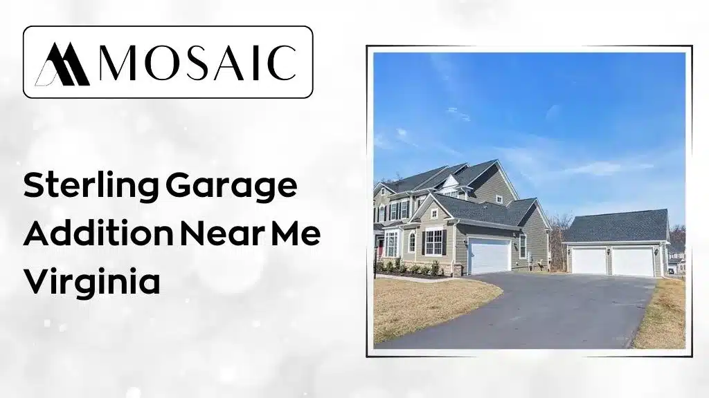 Sterling Garage Addition Near Me Virginia - Centreville - Mosaicbuild com