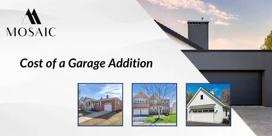 Cost of a Garage Addition - Manassas - Mosaicbuild com